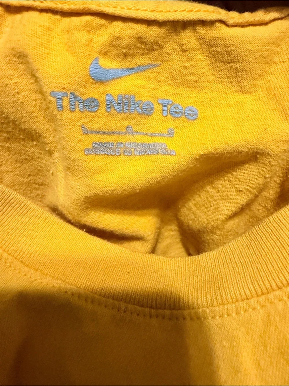 Nike Black Hoodie with Yellow GO HAWKS Graphic